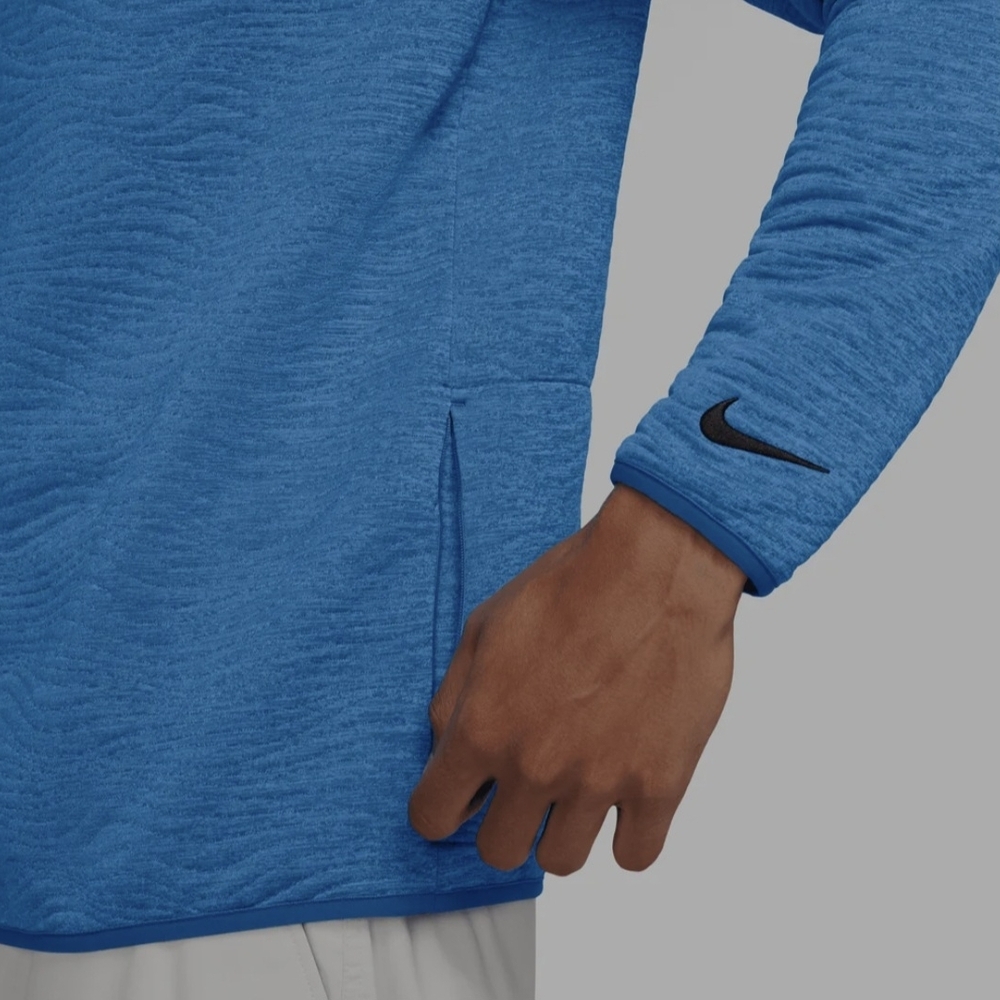 Nike Tour Dri-FIT Golf Crew Sweatshirt FD5835-435 Sky Blue Men's L NWT - Picture 3 of 9